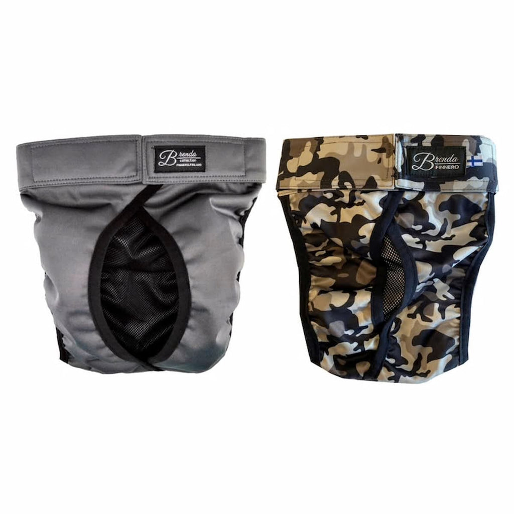Culotte lavable pour chienne Brenda disponible en 2 coloris