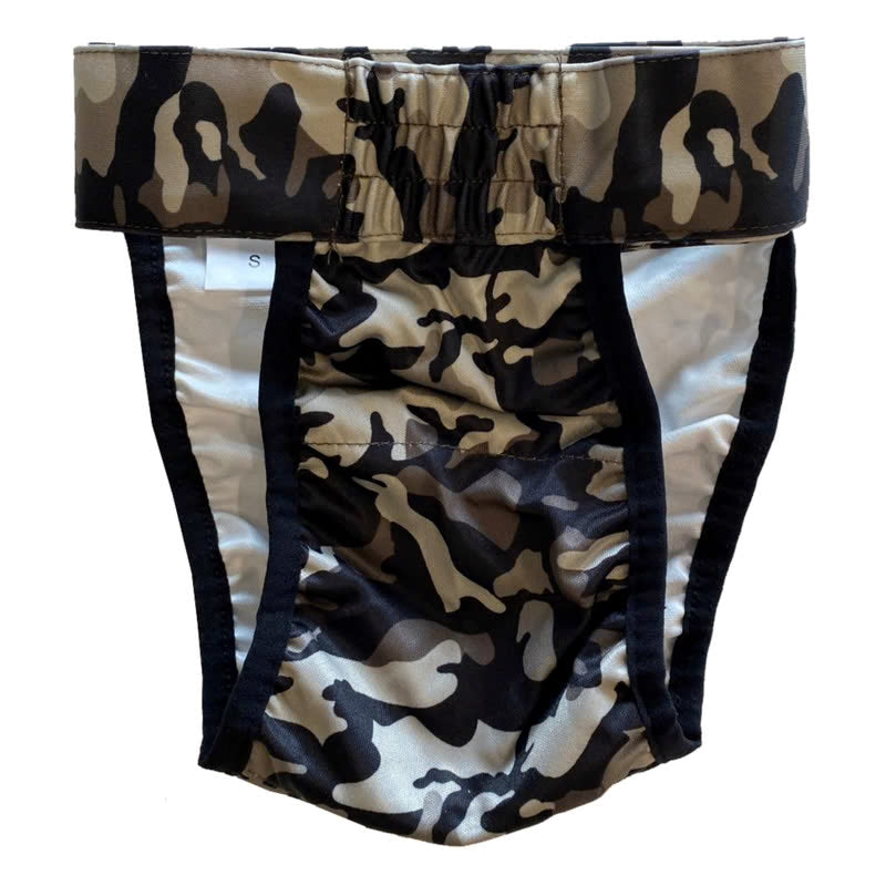 Culotte lavable pour chienne Brenda camouflage