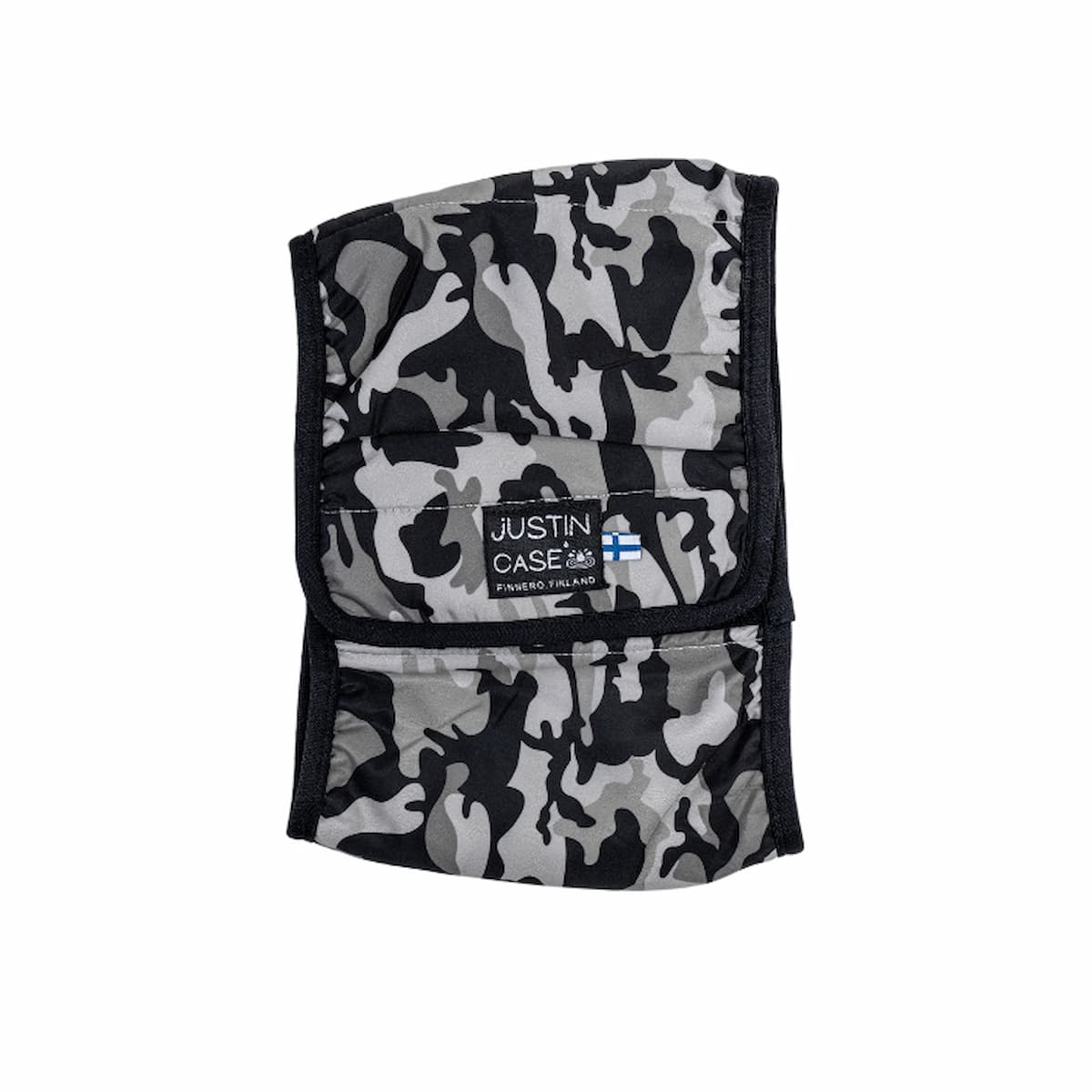 Bande ventrale lavable camouflage JustinCase pour chien mâle incontinent.