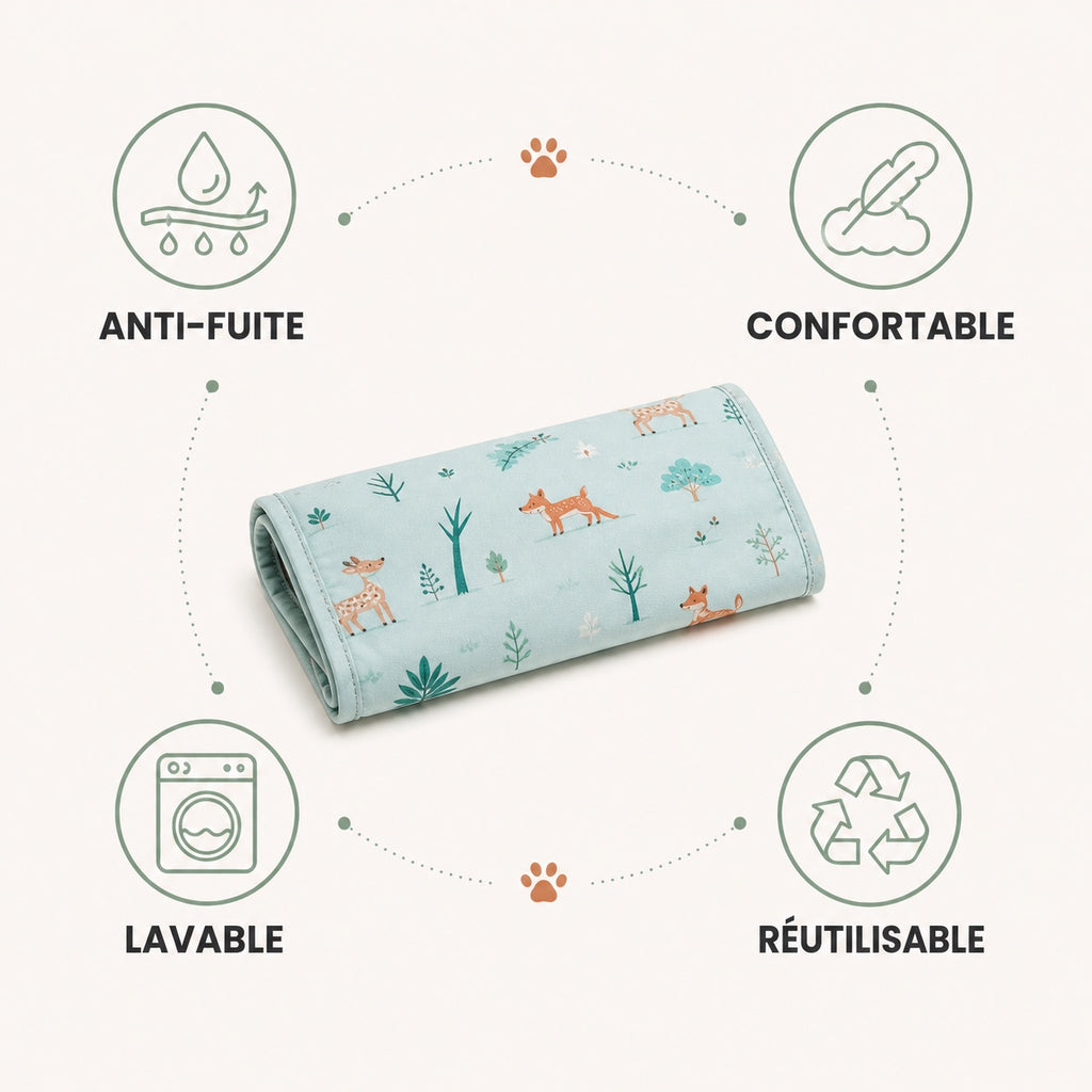 Bandeau lavable pour chien mâle : anti-fuite, confortable, lavable et réutilisable